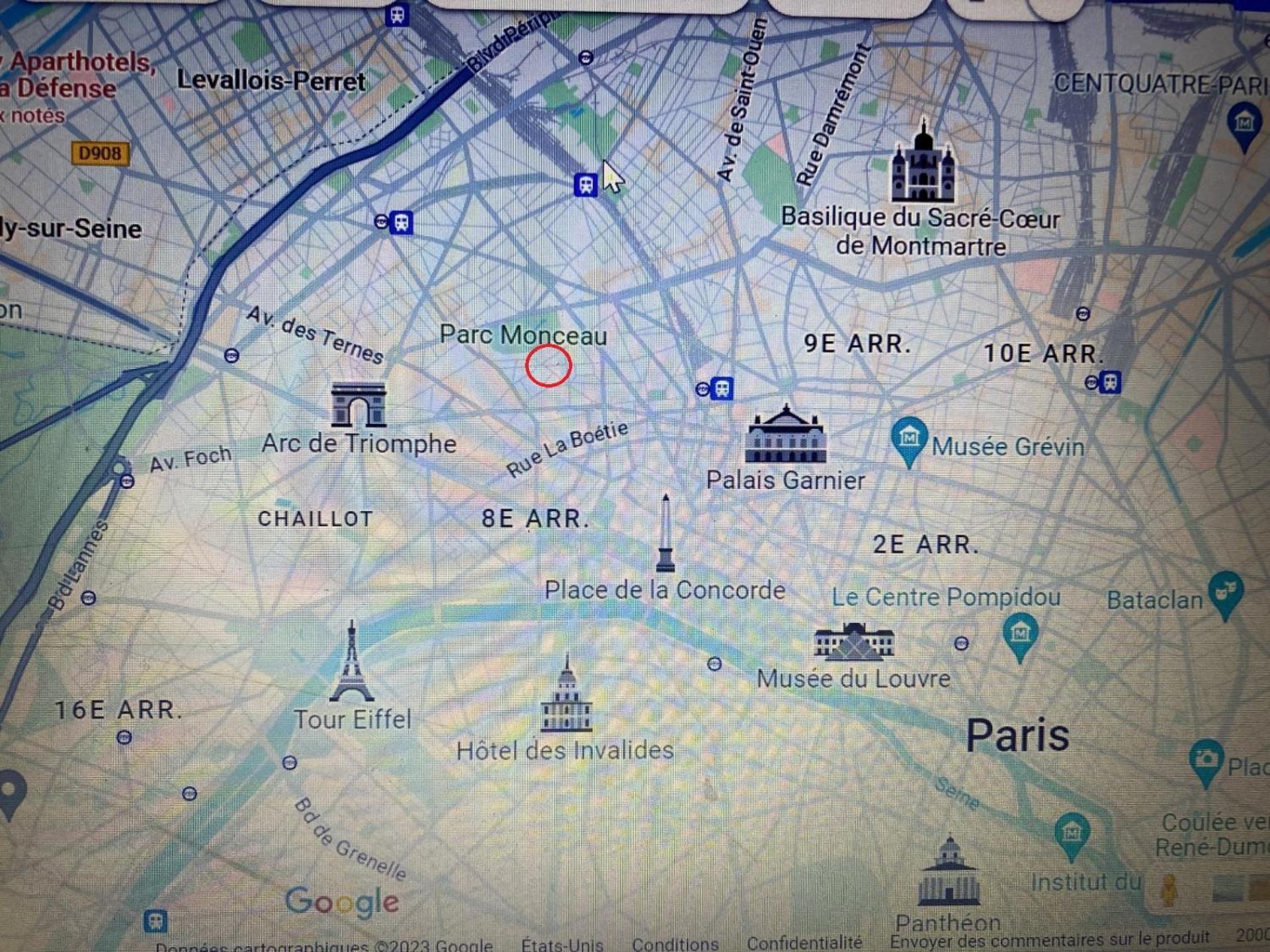 Parc Monceau Bed & Breakfast Paris Dış mekan fotoğraf